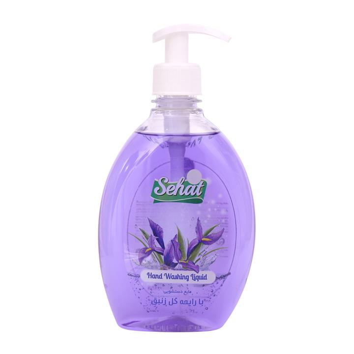 مایع دستشویی شفاف زنبق صحت